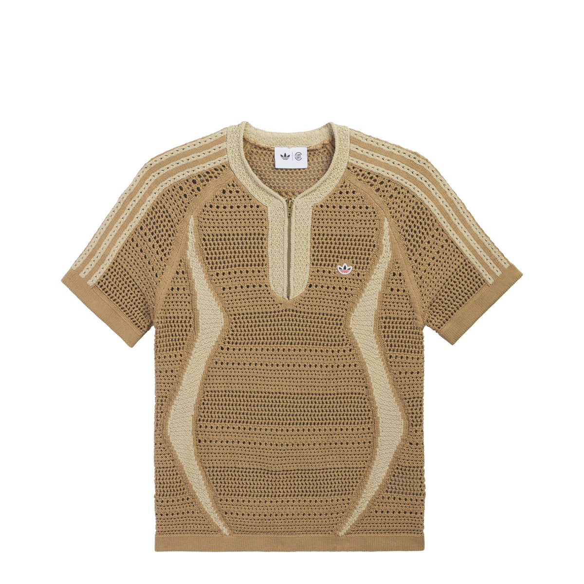  x clot ジャージ　ベージュ　XL Adidas x Clot By Edison Chen Knit Jersey » bestel nu online!