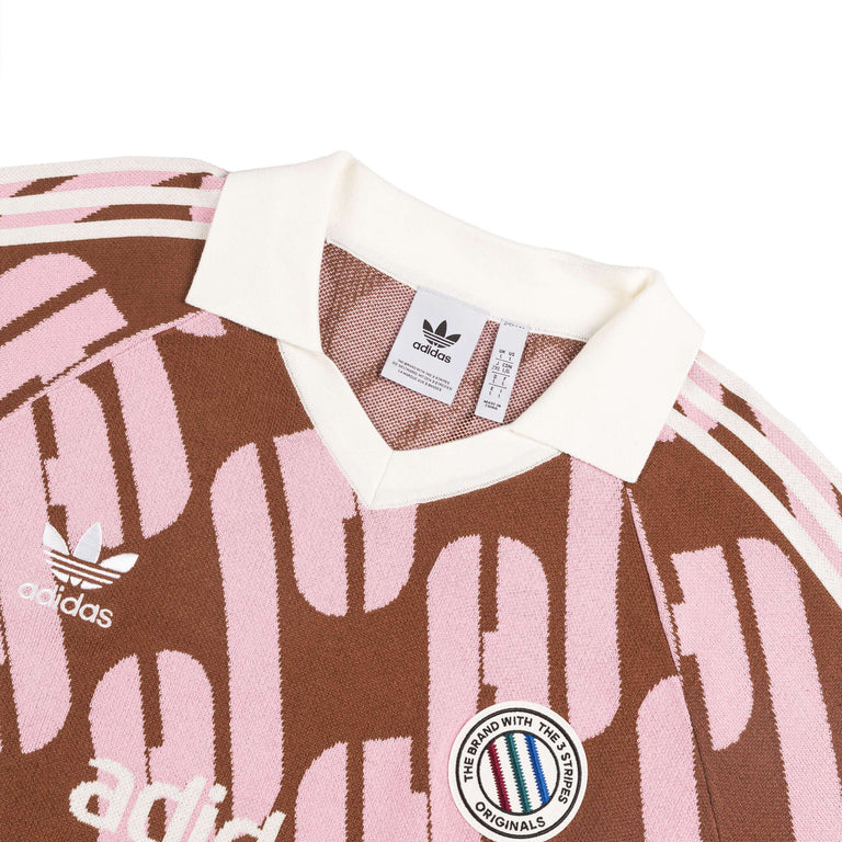 Adidas Adicolor Blokecore Polo (Preloved Brown / True Pink)