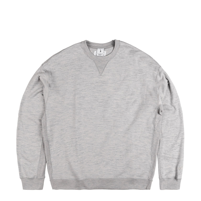 Nike Wool Classic Crewneck - L / Matte Silver / Heather Grey