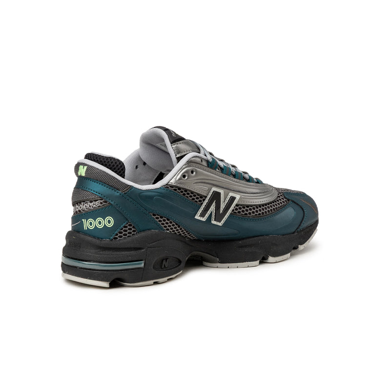 New Balance M1000S - 47.5 / Deep Ocean / Dark Silver Metallic / Mint Flash - 3

