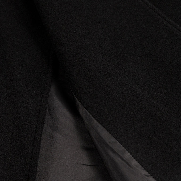 mfpen Conference Coat (Black Recycled Wool)
