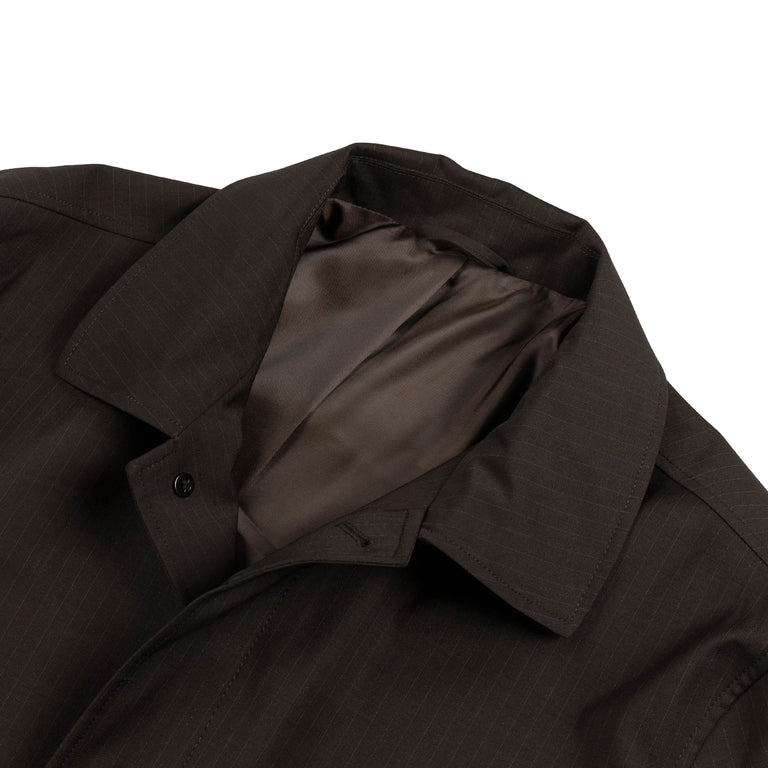 Our Legacy Cloak Carcoat (Churchill Stripe Membrane Wool)