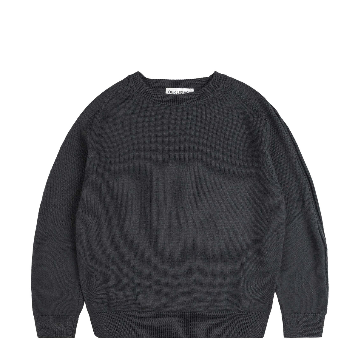 新品 OUR LEGACY TRUE ROUNDNECK 44 Our Legacy - True Roundneck University Brown Rustic Merino