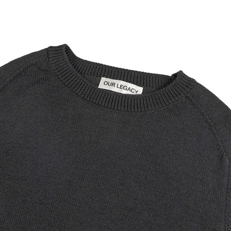 Our Legacy True Roundneck (Off Black Rustic Merino)