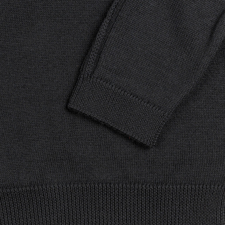 Our Legacy True Roundneck (Off Black Rustic Merino)