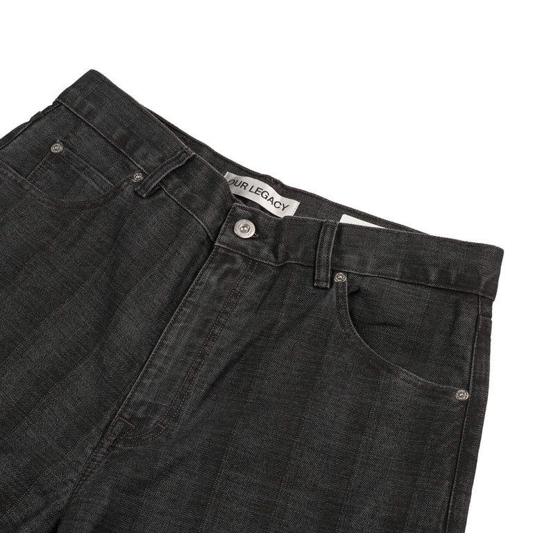 Our Legacy Vast Cut (Black Coated Herringbone)