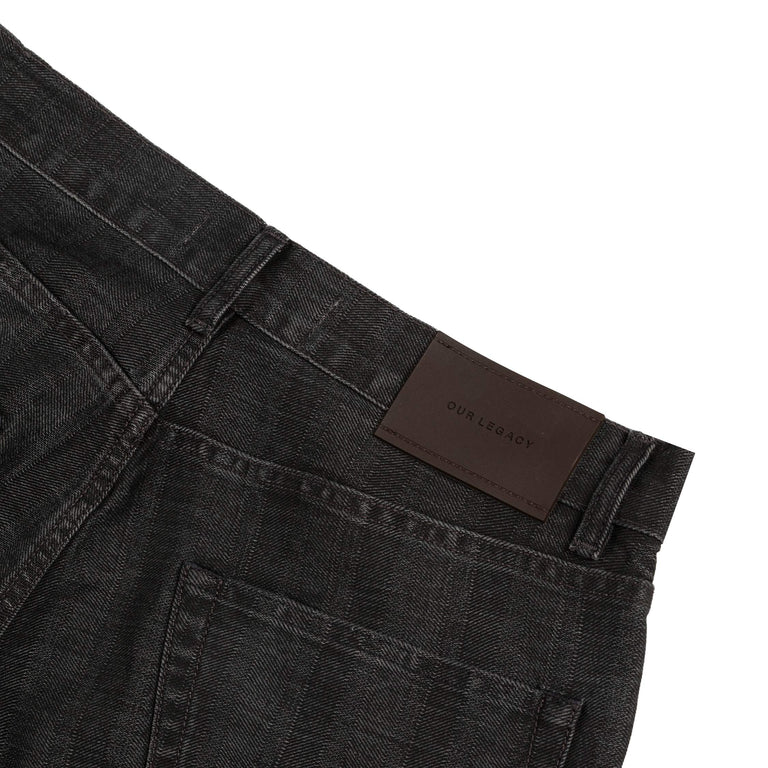 Our Legacy Vast Cut (Black Coated Herringbone)