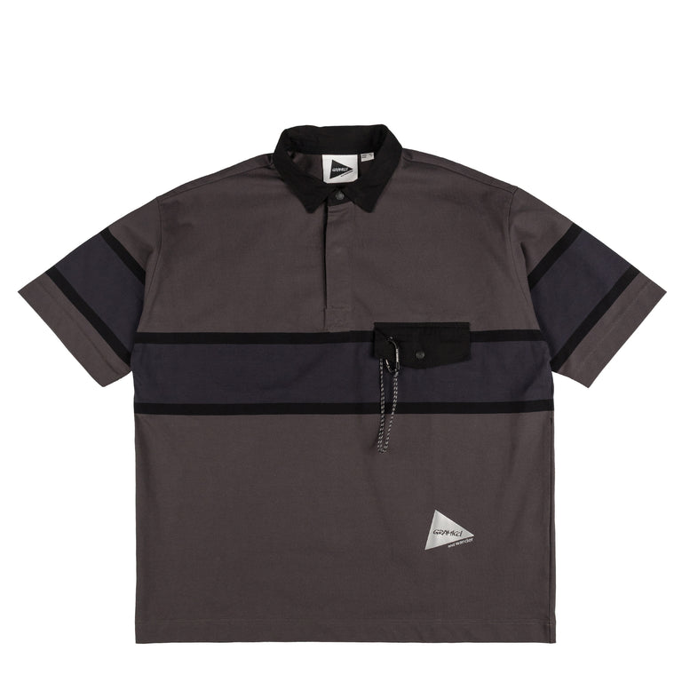 Gramicci x And Wander Tech Rugby Shirt - S / Charcoal