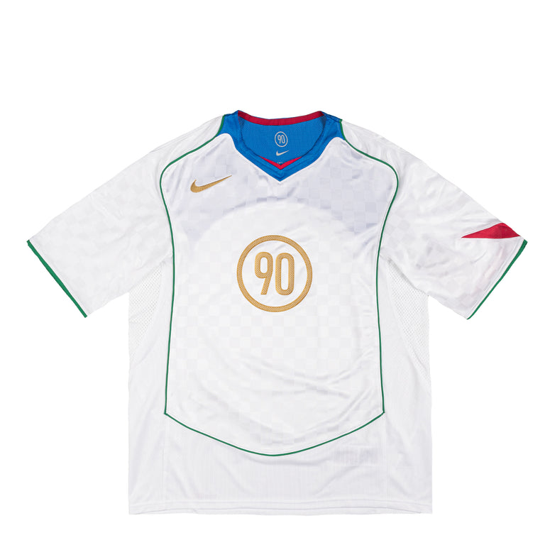 Nike Total 90 Dri-Fit Soccer Jersey - XL / White / Italy Blue / Sport Red / Metallic Gold