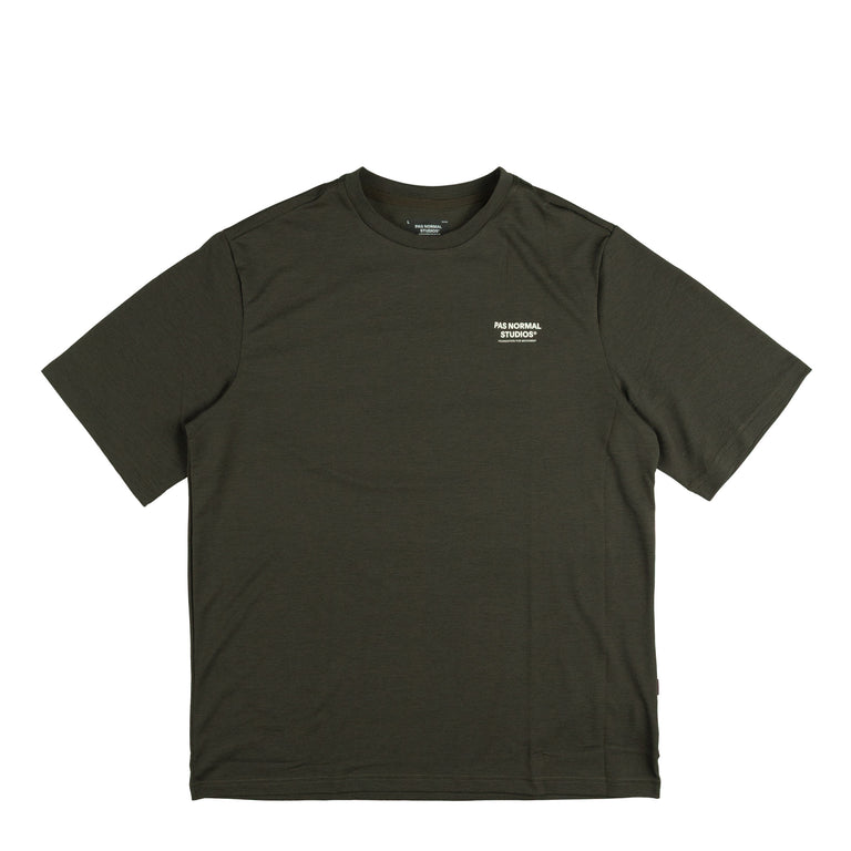 Pas Normal Studios Balance T-Shirt *No Distance Left To Run* (Dark Olive)