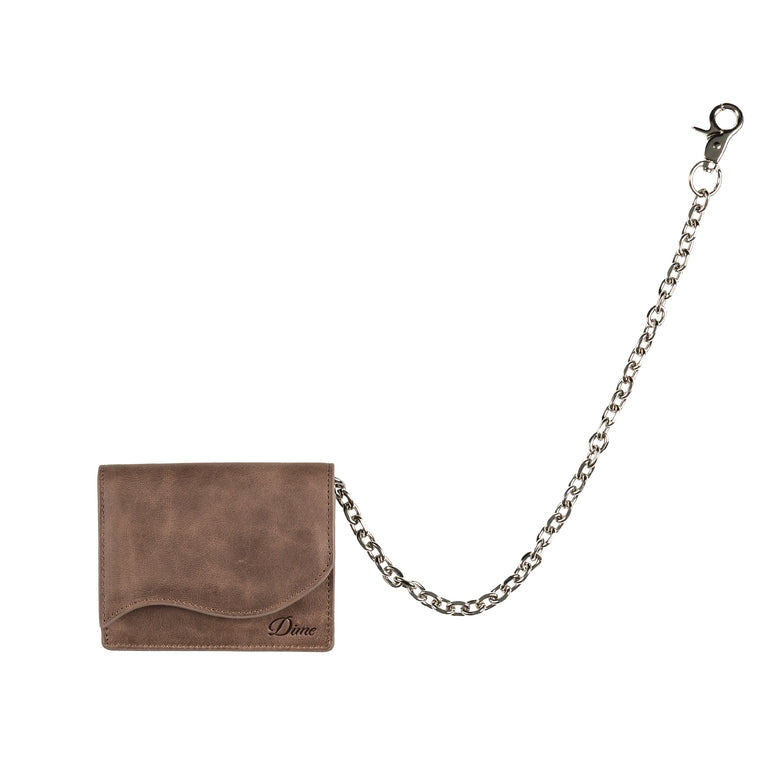 Dime Chain Leather Wallet