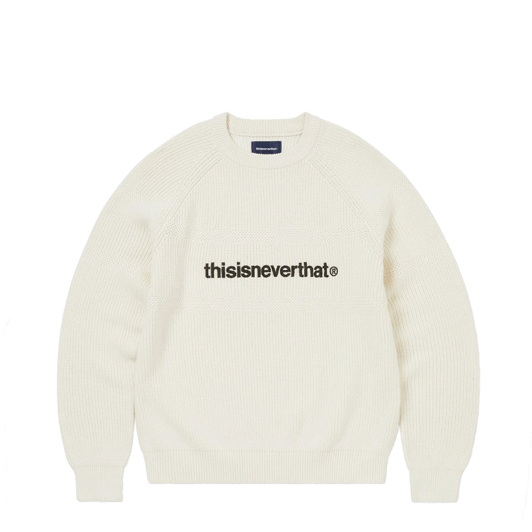 thisisneverthat T-Logo Knit Sweater - XL / White