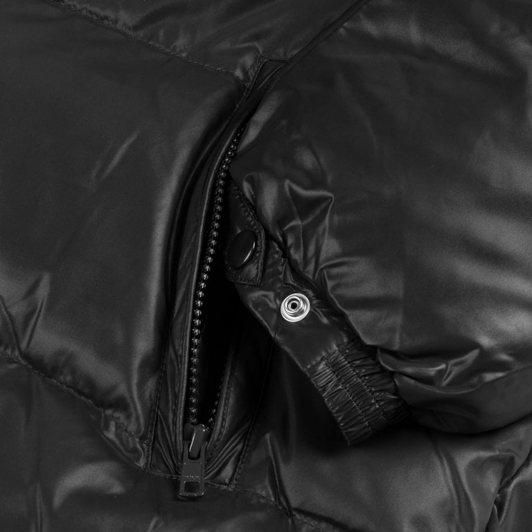 Patta Quilted Script Logo Puffer Jacket