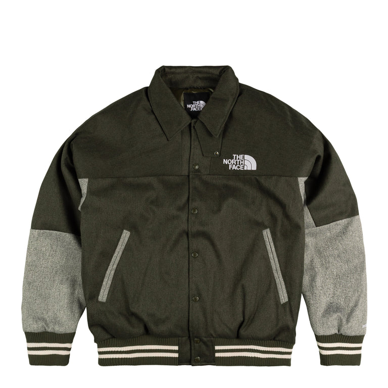 The North Face Varsity Down Jacket - XL / New Taupe Green / White Dune
