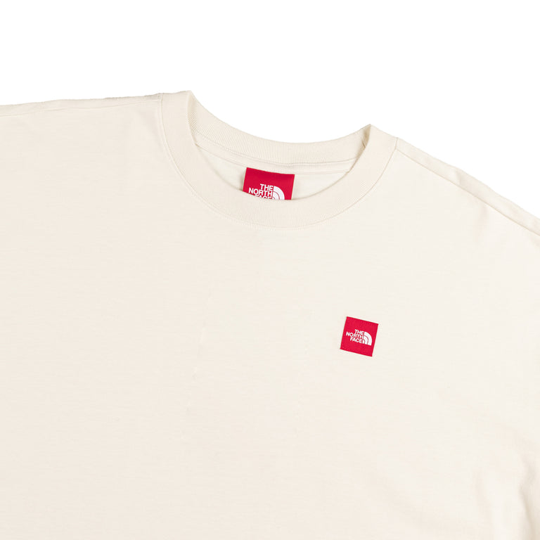 The North Face Red Box Short Sleeve Tee (White Dune)