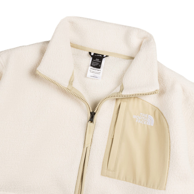The North Face Yumiori Off-Peak Fleece Jacket (White Dune / Gravel)