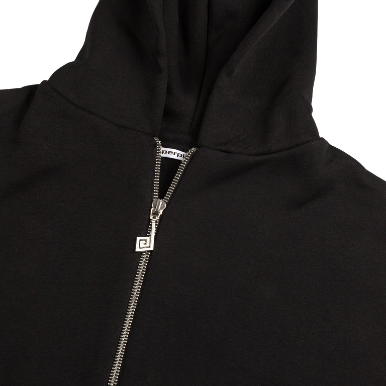 Perplex Two-Way Zip Hoodie (Black)