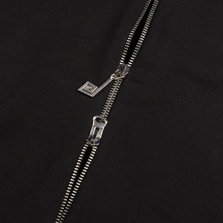 Perplex Two-Way Zip Hoodie (Black)