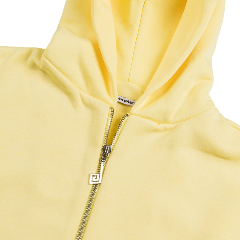 Perplex Two-Way Zip Hoodie (Butter)