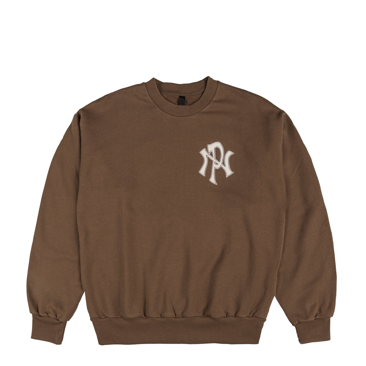 トップス NoProblemo brown logo sweatshirt M NP20006-BRW-No-Problemo-NYP-