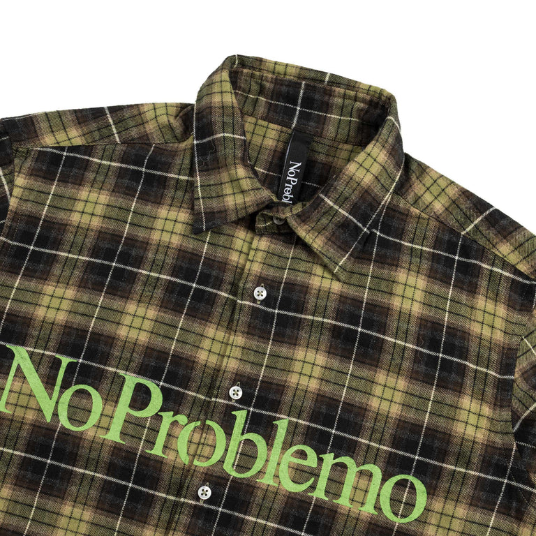 No Problemo Plaid Shirt (Green)