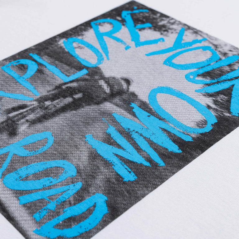 Pas Normal Studios Off-Race Graphic Long Sleeve T-Shirt (White)