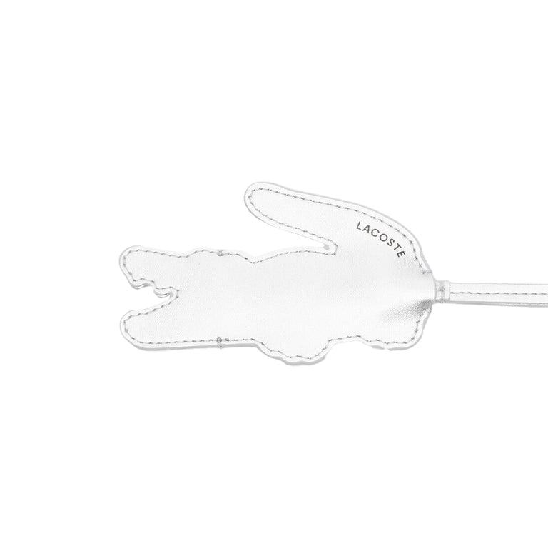 Lacoste Crocodile Key Ring (Shiny Silver)