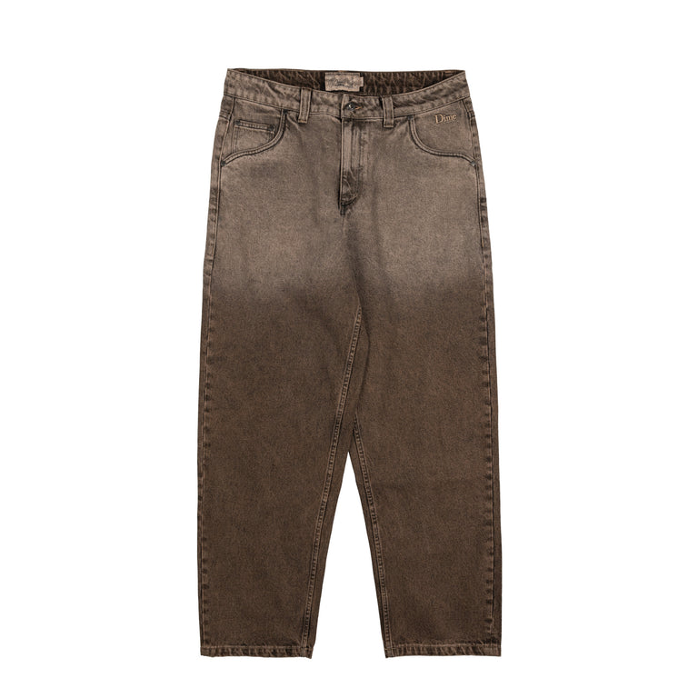 Dime Classic Baggy Denim Pants - 36 / Dipped Sandblasted Brown