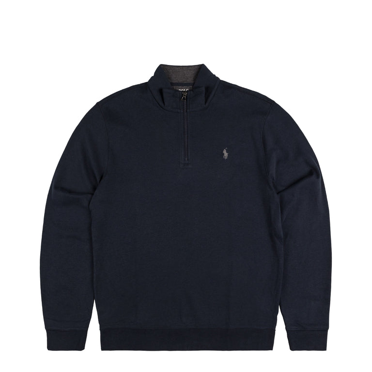 Polo Ralph Lauren Luxury Jersey Quarter-Zip Pullover - XXL / Aviator Navy