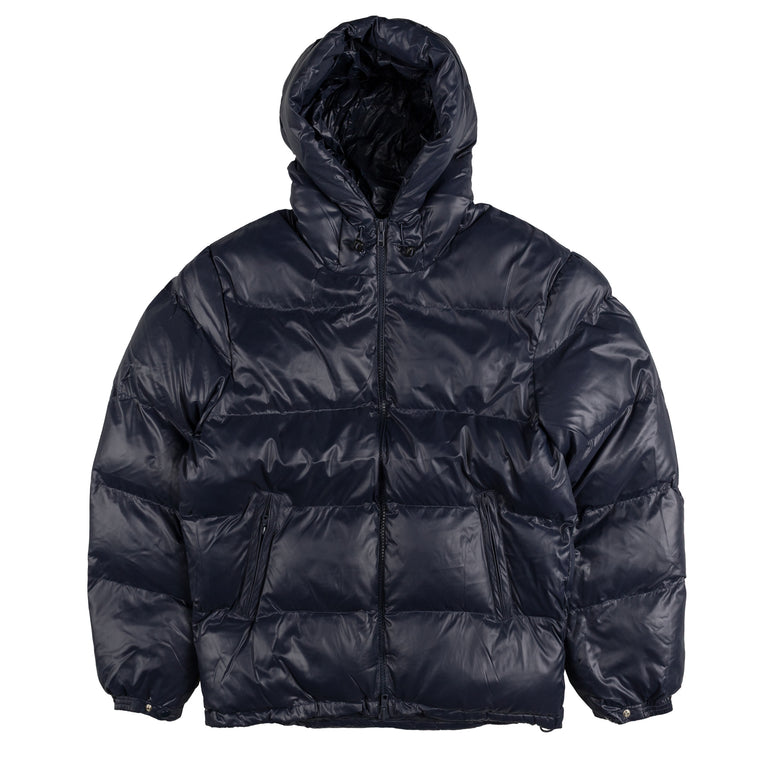 Patta Quilted Script Logo Puffer Jacket - XXL / Parisian Night