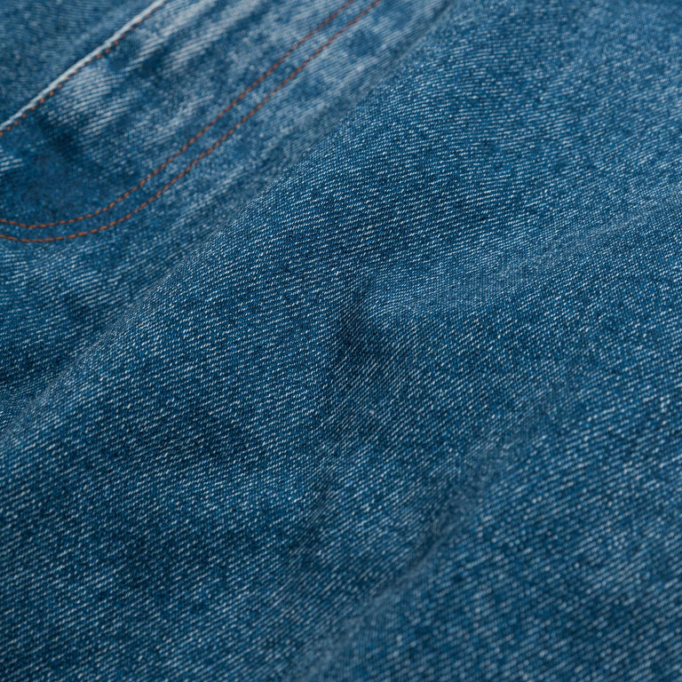 Marni Bleached Coated Denim (Ocean)