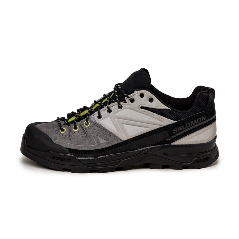 Salomon X-Alp Leather - 48 2/3 / Black / Castlerock / Dark Citron