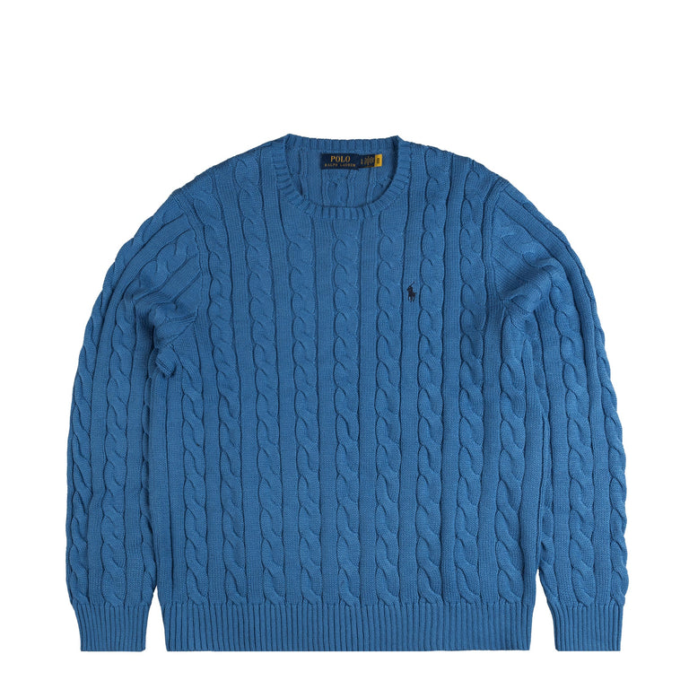 Polo Ralph Lauren Cable-Knit Cotton Jumper - XXL / Blue Orbit