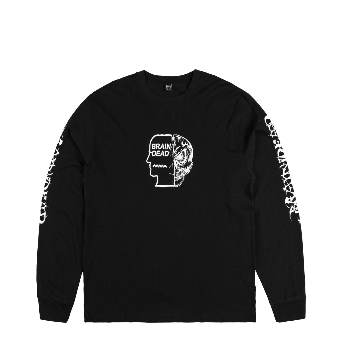 brunt crazy about ブラック Brain Dead Skull Mech Long Sleeve | Apparel » Buy online now!