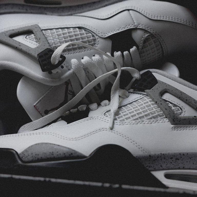 Nike Air Jordan 4 Retro *White Cement* onfeet