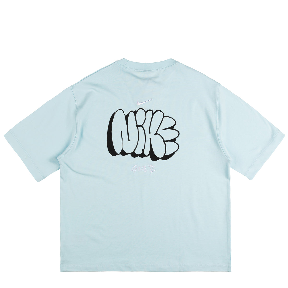 ★ Nike★ Sportswear Athletics T-Shirt M White Glacier Blue Nike Athletics Regular T-Shirt | White / Glacier Blue