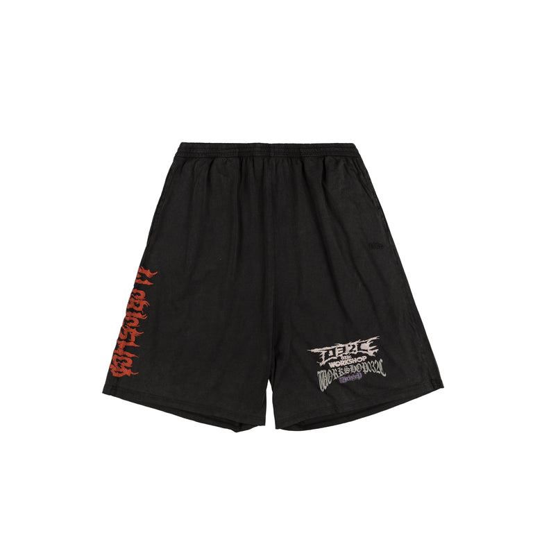 032c 'Telepresence' Comfort Shorts - XL / Faded Black