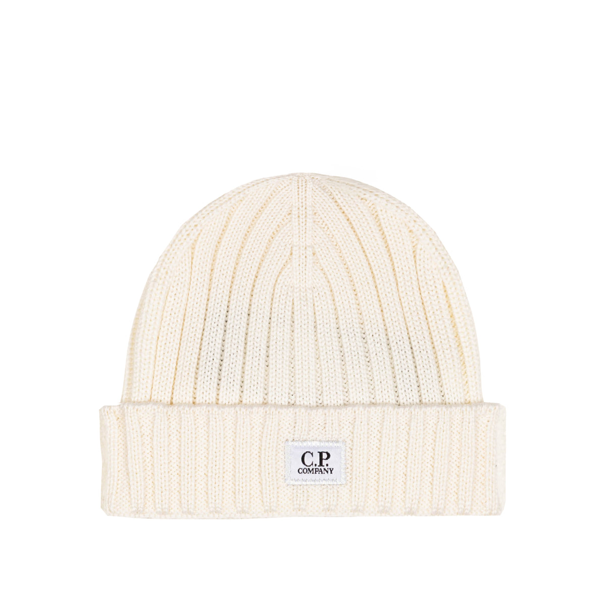 FUKA C.P. Company Extra Fine Merino Wool Knit Logo Beanie » bestel nu