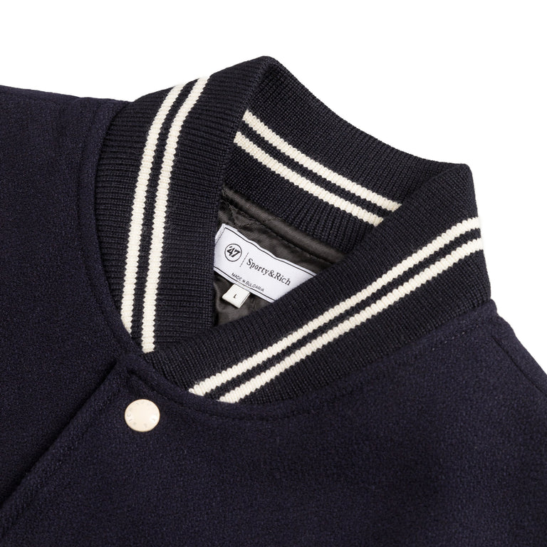Sporty & Rich Yankees Serif Varsity Jacket