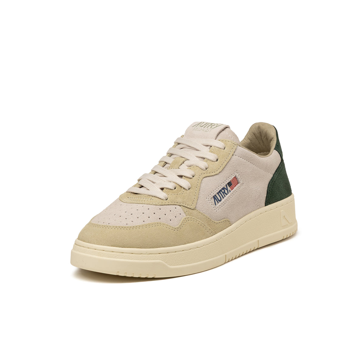 AUTRY Medalist Sneakers スニーカー Autry Medalist Low Bicolor Sneakers In White And Silver Leather