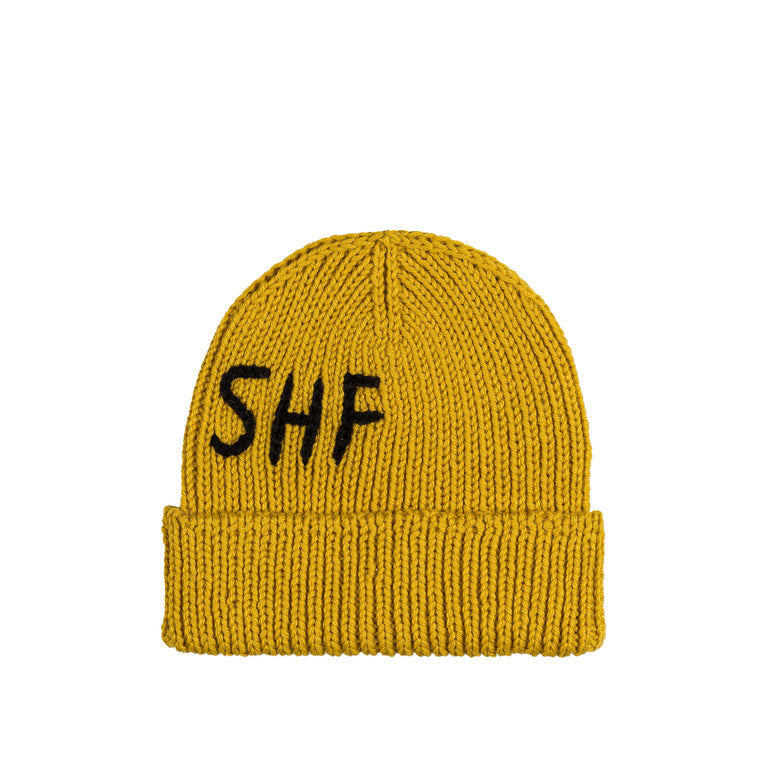 Sky High Farm Universe Handknit Barry Beanie Knit (Yellow)