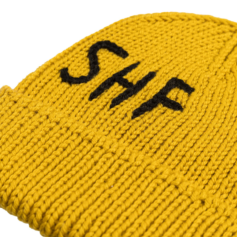 Sky High Farm Universe Handknit Barry Beanie Knit (Yellow)