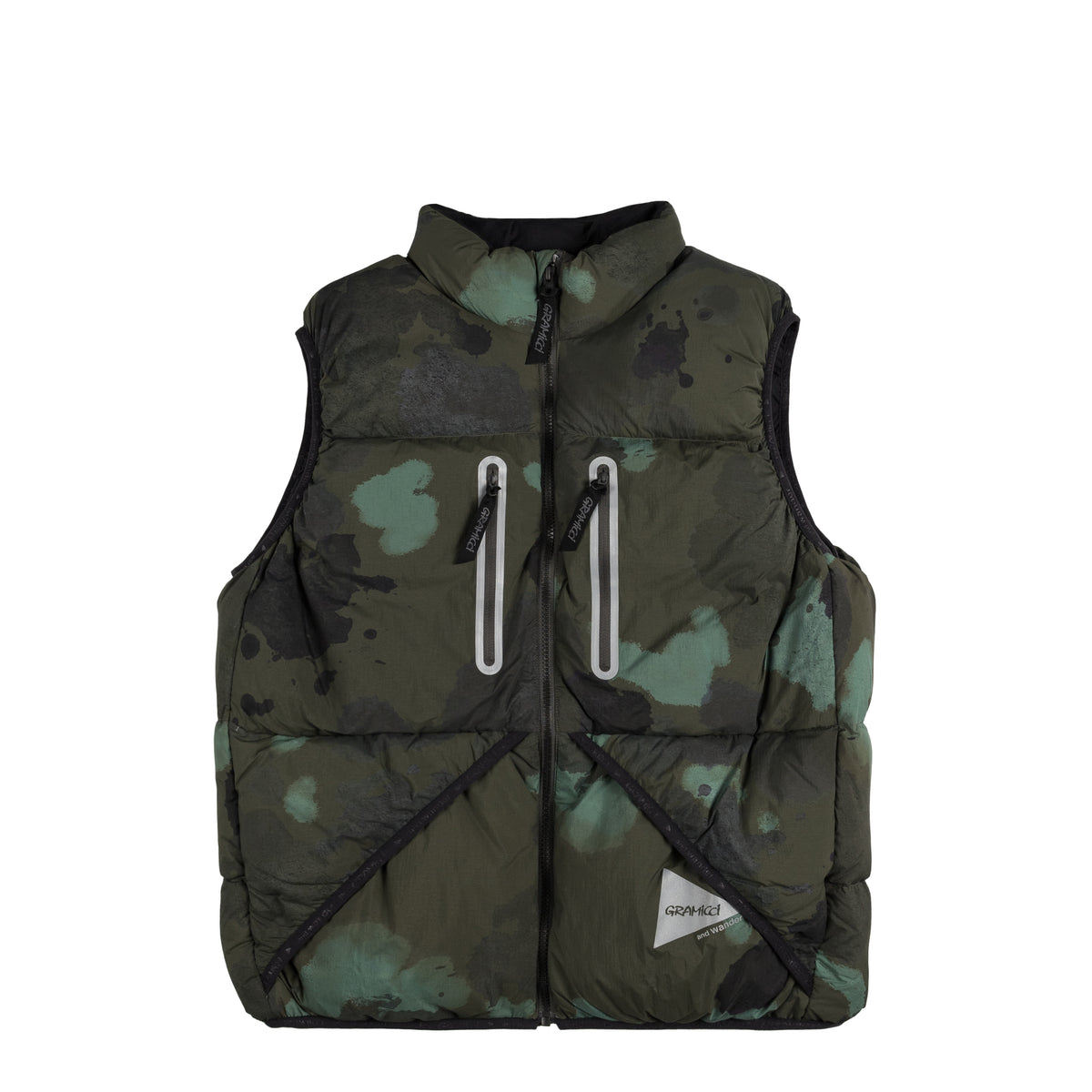 Reversible Down Vest Camo Black 短丈 Y2K B2230006_Renew_Womens_Vest_Bla