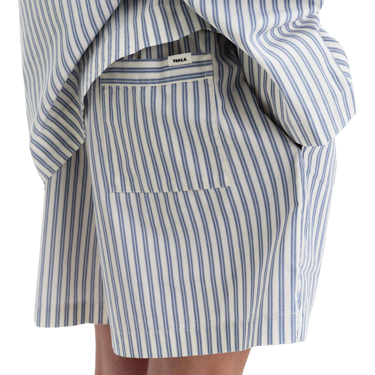 Tekla Pyjamas Shorts (Skagen Stripes)