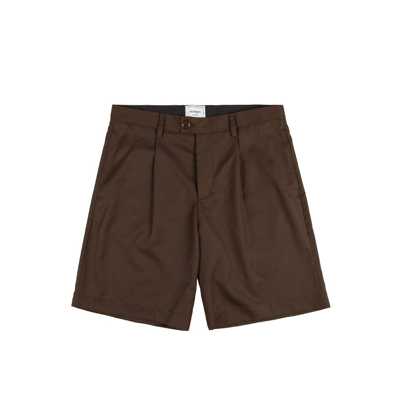 Asphaltgold Pleated Shorts - S / Brown