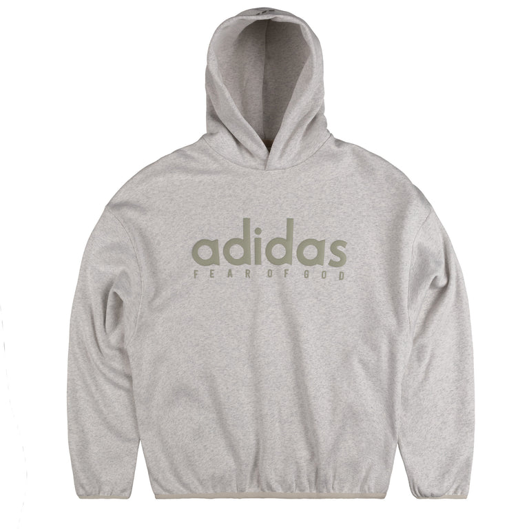 Adidas x Fear Of God Athletics Heather Fleece Hoodie - XL / Light Grey Heather