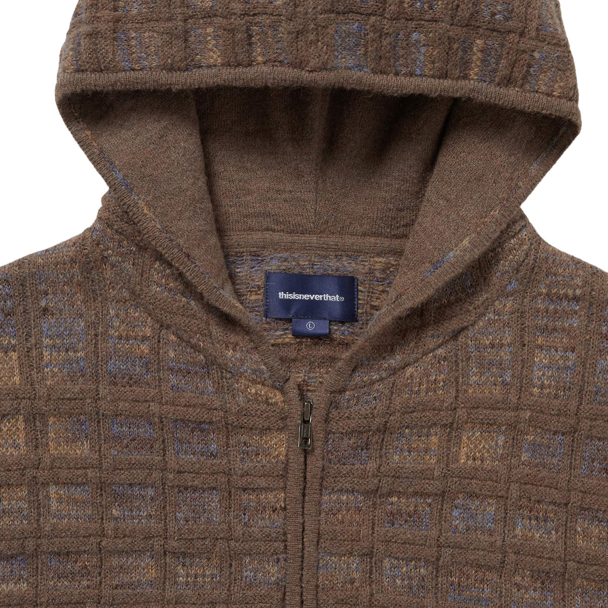 thisisneverthat Textured Knit Zip Hoodie | Apparel » Buy online now!