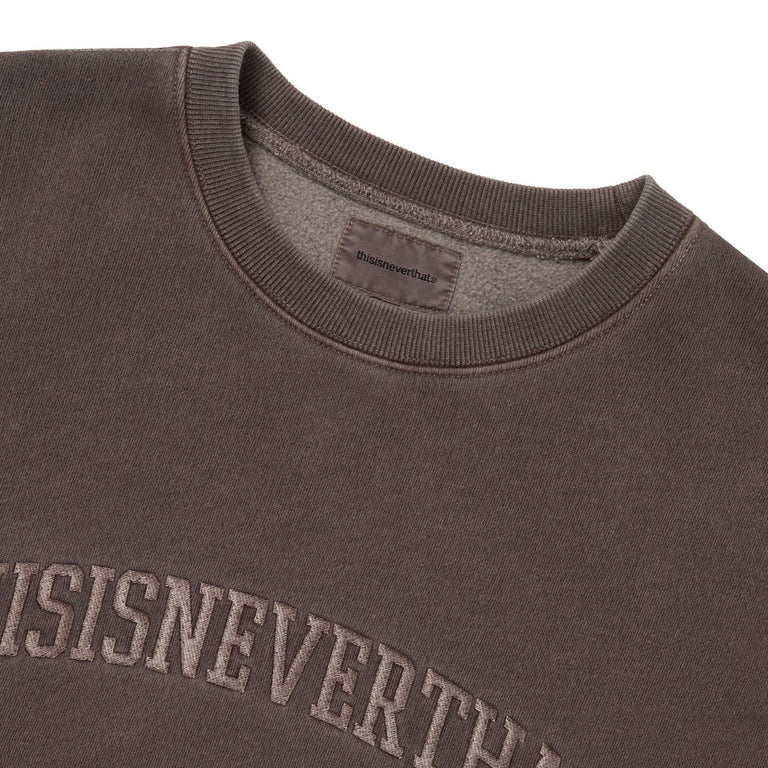 thisisneverthat Arch-Logo Crewneck (Dark Chocolate)