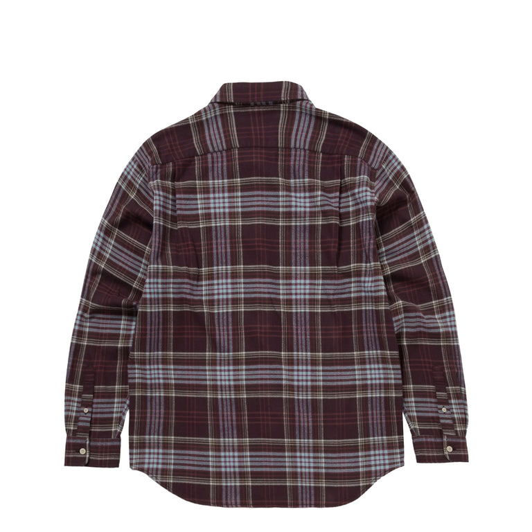 thisisneverthat Flannel Check Shirt (Burgundy)