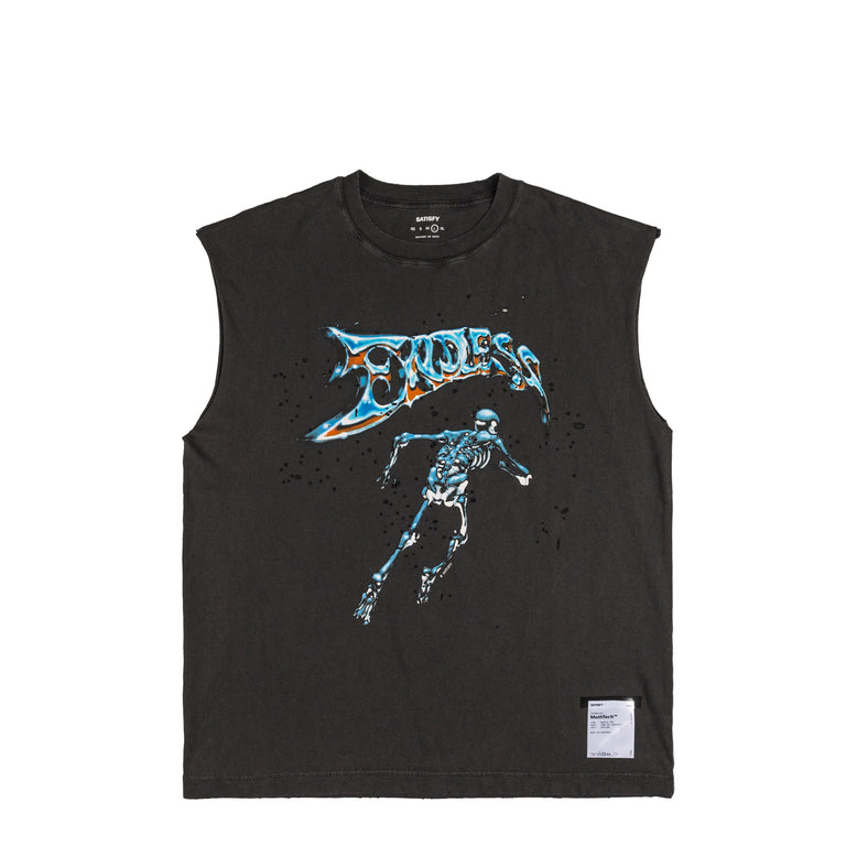 Satisfy MothTech Muscle Tee - XL / Aged Black